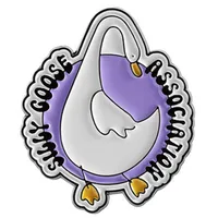 Cartoon Style Cute Streetwear Animal Letter Alloy Stamping Stoving Varnish Plating Women's Cartoon Pinback Badge Brooches Collar Pin sku image 5