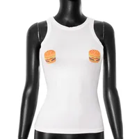 Women's Vest Tank Tops Streetwear Saturday Hamburger sku image 1