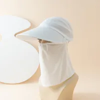 Women's Casual Commute Solid Color Wide Eaves Sun Hat main image 3
