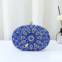 Hot-selling Evening Bag Sunflower Diamond-encrusted Party Clutch Bag Fashionable Personalized All-match Bag Women's Shell Bag sku image 5