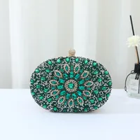 Hot-selling Evening Bag Sunflower Diamond-encrusted Party Clutch Bag Fashionable Personalized All-match Bag Women's Shell Bag sku image 6