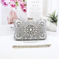 New Shining Sun Drill Box Evening Bag Banquet Bag Gift Bag Evening Bag Chain Bag Evening Bag main image 5