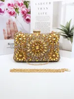 New Shining Sun Drill Box Evening Bag Banquet Bag Gift Bag Evening Bag Chain Bag Evening Bag sku image 1