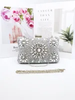 New Shining Sun Drill Box Evening Bag Banquet Bag Gift Bag Evening Bag Chain Bag Evening Bag sku image 3
