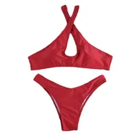 New Swimsuit Ladies  Sexy Cross Bikini Europe And The United States Foreign Trade Swimsuit Wish Swimsuit Europe And The United States main image 5