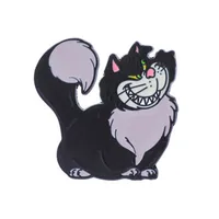 Cartoon Style Cute Streetwear Animal Cat Alloy Stamping Stoving Varnish Plating Unisex Cartoon Pinback Badge Brooches Collar Pin sku image 14