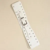 Casual Elegant Sexy Solid Color Pu Buckle Rhinestones Women's Chain Belts main image 9