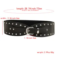 Casual Elegant Sexy Solid Color Pu Buckle Rhinestones Women's Chain Belts main image 2