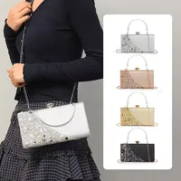 Explosions  New Rhinestone-encrusted Evening Bag High-grade Texture Evening Dress Clutch Bag Chain Shoulder Bag main image 1