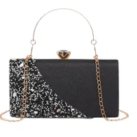 Explosions  New Rhinestone-encrusted Evening Bag High-grade Texture Evening Dress Clutch Bag Chain Shoulder Bag main image 5