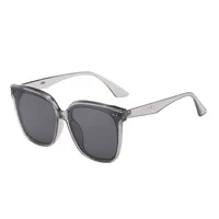Retro Simple Style Streetwear Solid Color PC UV400 Protection Tinted Lenses Square Full Frame Glasses main image 6
