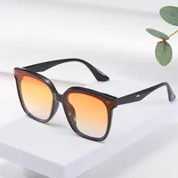 Casual Elegant Streetwear Square PC UV400 Protection Resin Square Full Frame Glasses main image 2