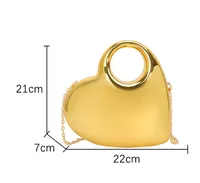 New Acrylic Bag Women's Crossbody Box Bag Stone Bag Banquet Summer High-end Peach Heart Evening Bag main image 6