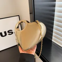 New Acrylic Bag Women's Crossbody Box Bag Stone Bag Banquet Summer High-end Peach Heart Evening Bag main image 3