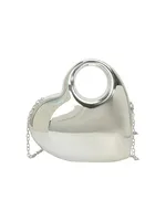 New Acrylic Bag Women's Crossbody Box Bag Stone Bag Banquet Summer High-end Peach Heart Evening Bag sku image 1