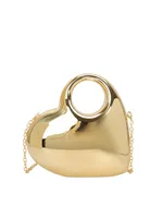 New Acrylic Bag Women's Crossbody Box Bag Stone Bag Banquet Summer High-end Peach Heart Evening Bag sku image 2