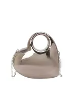 New Acrylic Bag Women's Crossbody Box Bag Stone Bag Banquet Summer High-end Peach Heart Evening Bag sku image 4