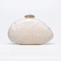 Women's  New Shoulder Crossbody Bag Shaped Shell Acrylic Bag Fashion Wedding Dinner Clutch Bag main image 2