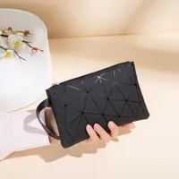 Wholesale Personalized Colorful Water Ripple Printed Clutch Bag New Fashion Simple Presbytern Woven Ladies Wallet sku image 1
