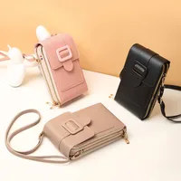 Mobile Phone Bag  New Summer Fashion Simple Mobile Phone Bag Trendy Women Shoulder Messenger Bag Small Bag A Generation Of Hair main image 1