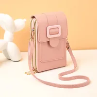 Mobile Phone Bag  New Summer Fashion Simple Mobile Phone Bag Trendy Women Shoulder Messenger Bag Small Bag A Generation Of Hair main image 2