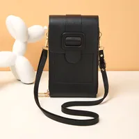 Mobile Phone Bag  New Summer Fashion Simple Mobile Phone Bag Trendy Women Shoulder Messenger Bag Small Bag A Generation Of Hair main image 3