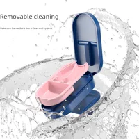 New Style Medicine Cutter Medicine Dispenser 1/4 Medicine Cutting Medicine One And Two Cutting Tablets Artifact Portable Medicine Storage Medicine Box main image 5