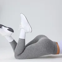 Fitness Lady Sexy Solid Color Nylon Spandex Polyester Active Bottoms Sweatpants main image 5
