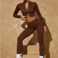 Casual Fitness Basic Solid Color Nylon Spandex Racerback Neck Tracksuit Racerback Tank Tops Skinny Pants main image 5