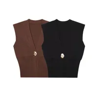 Women's Vest Tank Tops Elegant Solid Color main image 2