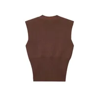 Women's Vest Tank Tops Elegant Solid Color main image 3