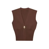 Women's Vest Tank Tops Elegant Solid Color main image 4