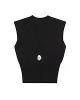 Women's Vest Tank Tops Elegant Solid Color sku image 1