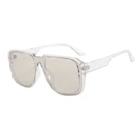 Business Luxurious Oval PC UV400 Protection Resin Oval Frame Full Frame Glasses main image 5