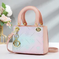 Women's Pu Leather Color Block Streetwear Square Zipper Shoulder Bag sku image 3