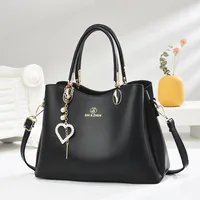 Women's Pu Leather Color Block Streetwear Square Zipper Magnetic Buckle Shoulder Bag main image 5
