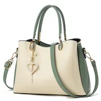 Women's Pu Leather Color Block Streetwear Square Zipper Magnetic Buckle Shoulder Bag main image 6