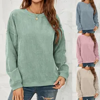 Women's Hoodie Long Sleeve Hoodies & Sweatshirts Casual Stripe main image 1