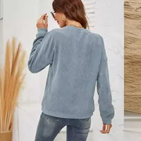 Women's Hoodie Long Sleeve Hoodies & Sweatshirts Casual Stripe main image 5