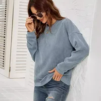 Women's Hoodie Long Sleeve Hoodies & Sweatshirts Casual Stripe main image 3