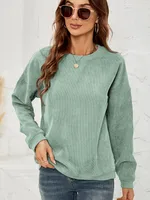 Women's Hoodie Long Sleeve Hoodies & Sweatshirts Casual Stripe sku image 6