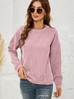 Women's Hoodie Long Sleeve Hoodies & Sweatshirts Casual Stripe sku image 11