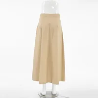 Women's Skirt Casual Pocket Solid Color Midi Dress Daily main image 4