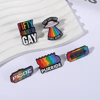 Cartoon Style Cute Streetwear Letter Rainbow Palm Alloy Stamping Stoving Varnish Plating Unisex Cartoon Pinback Badge Brooches Collar Pin main image 6