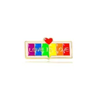 Cartoon Style Cute Streetwear Letter Rainbow Palm Alloy Stamping Stoving Varnish Plating Unisex Cartoon Pinback Badge Brooches Collar Pin sku image 6