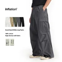 Jie Zhan Men's Wear | Regarments Washed Wide Leg Crane Pants  Spring And Summer New Asut Dye Street Loose Leisure main image 1