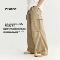 Jie Zhan Men's Wear | Regarments Washed Wide Leg Crane Pants  Spring And Summer New Asut Dye Street Loose Leisure main image 2