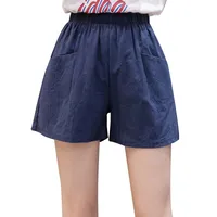 Cotton Linen Shorts Women's High Waist Summer Linen Loose Slimming New Style Three-point Hot Pants Summer Large Size Casual Thin Wide-leg Pants main image 4