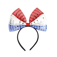 American Independence Day Adult Mesh Skirt Tutu Skirt Sequin Five-pointed Star Three-layer Color-block Pontoon Skirt sku image 7