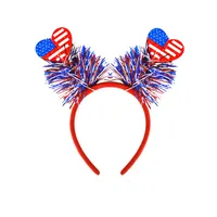American Independence Day Adult Mesh Skirt Tutu Skirt Sequin Five-pointed Star Three-layer Color-block Pontoon Skirt sku image 4